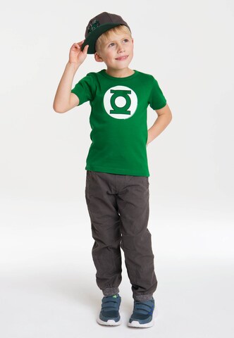 LOGOSHIRT T-Shirt 'DC Comics Green Lantern Logo' in Grün