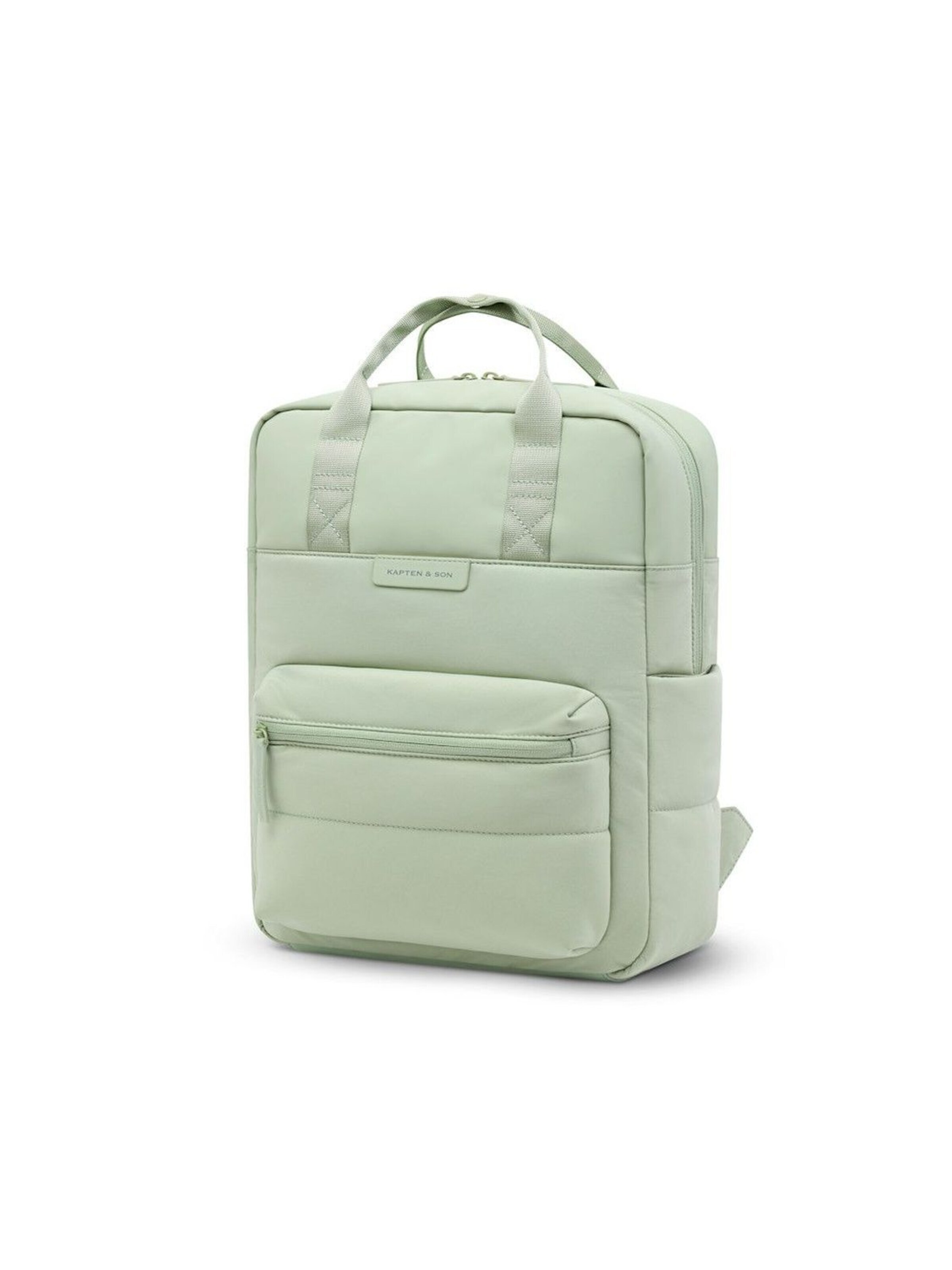 Kapten & Son Rucksack 'Bergen Cloud'‌‌‌ in Grün: Vorderseite