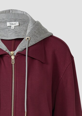 s.Oliver Sweatvest in Rood