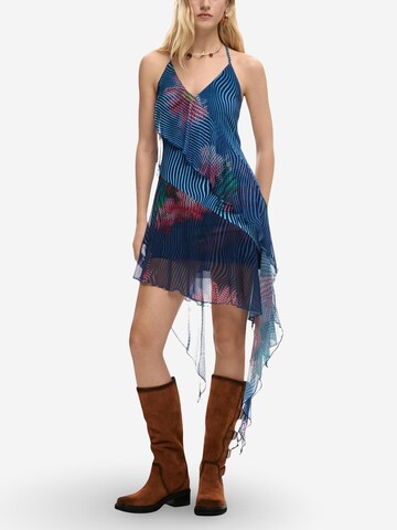 Desigual Jurk in Blauw: voorkant