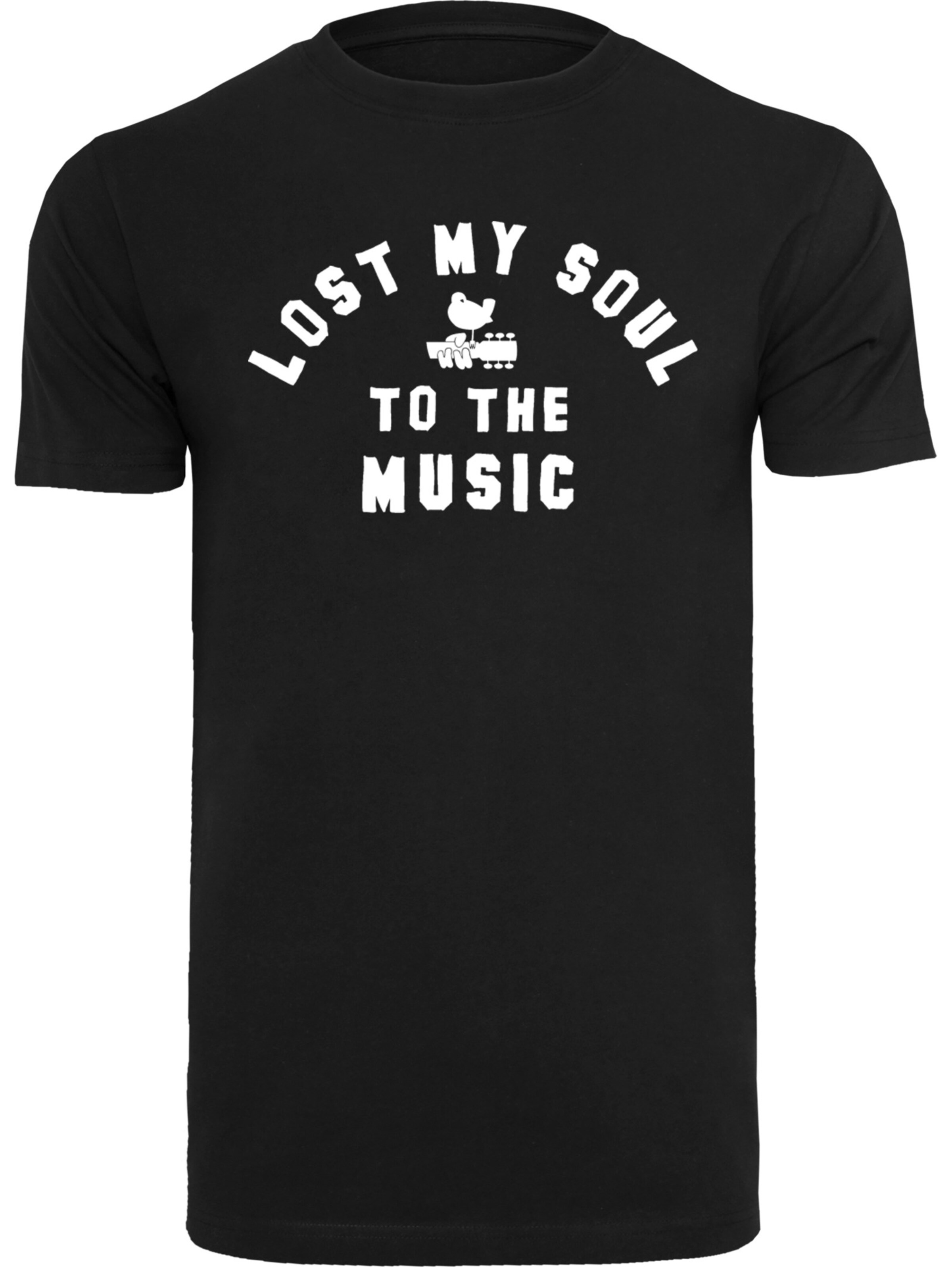 T-Shirt F4NT4STIC en noir : devant