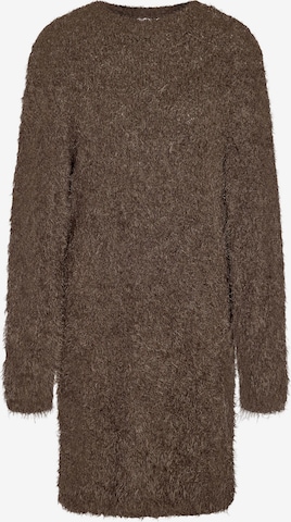Robes en maille 'NMSassy' Noisy may en marron : devant