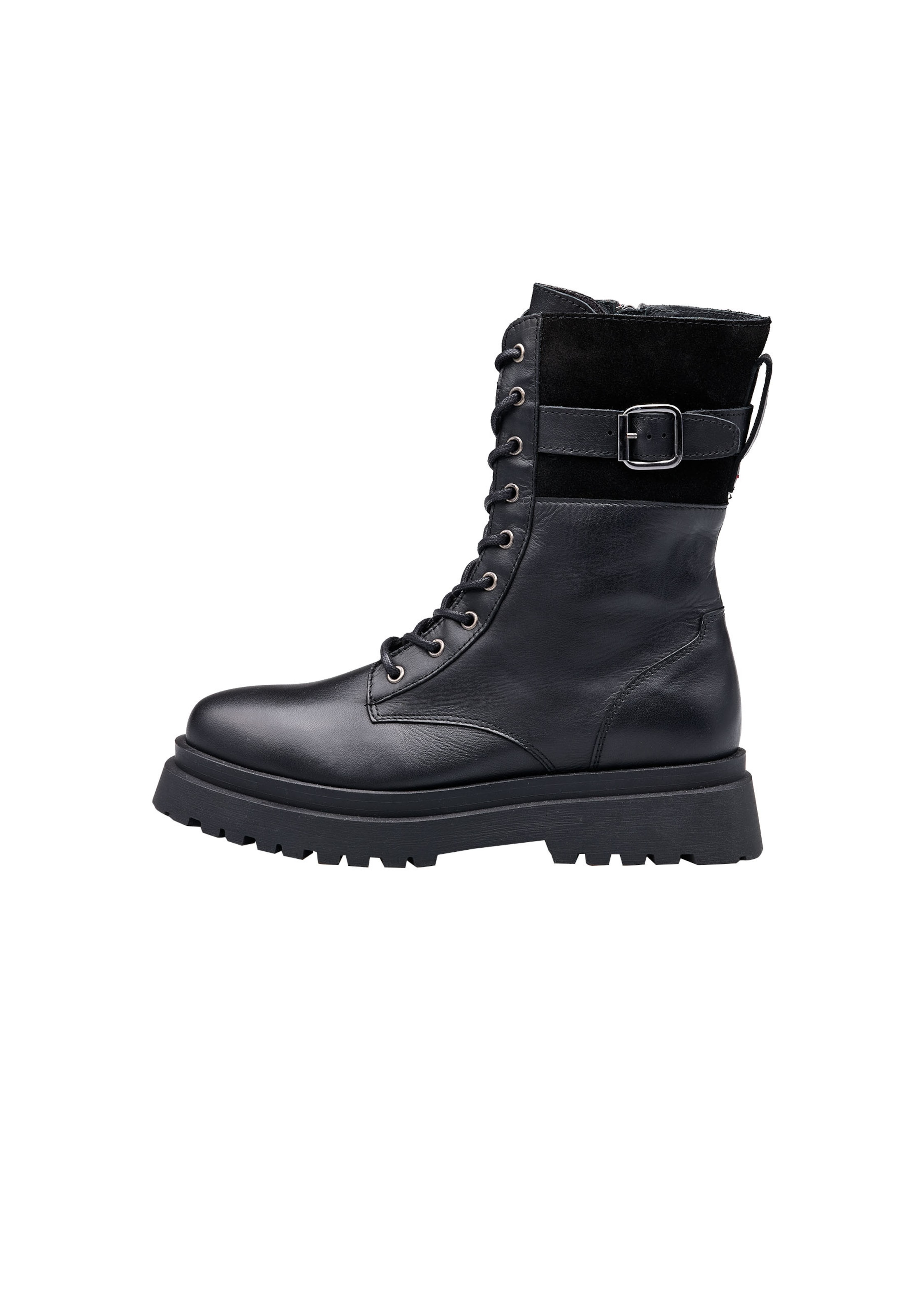 LLOYD Lace-up bootie 'Aura 375' in Black: front