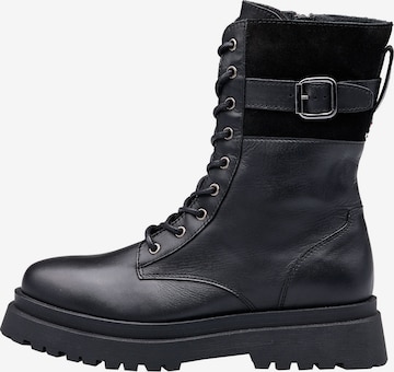 LLOYD Lace-up bootie 'Aura 375' in Black: front