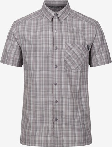 REGATTA Athletic Button Up Shirt 'Kalambo VII' in Grey: front