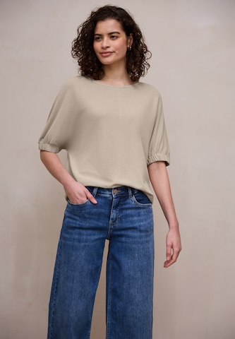 Street One Studio Shirt in Beige: front