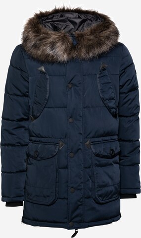 Parka invernale 'Chinook' di Superdry in blu: frontale