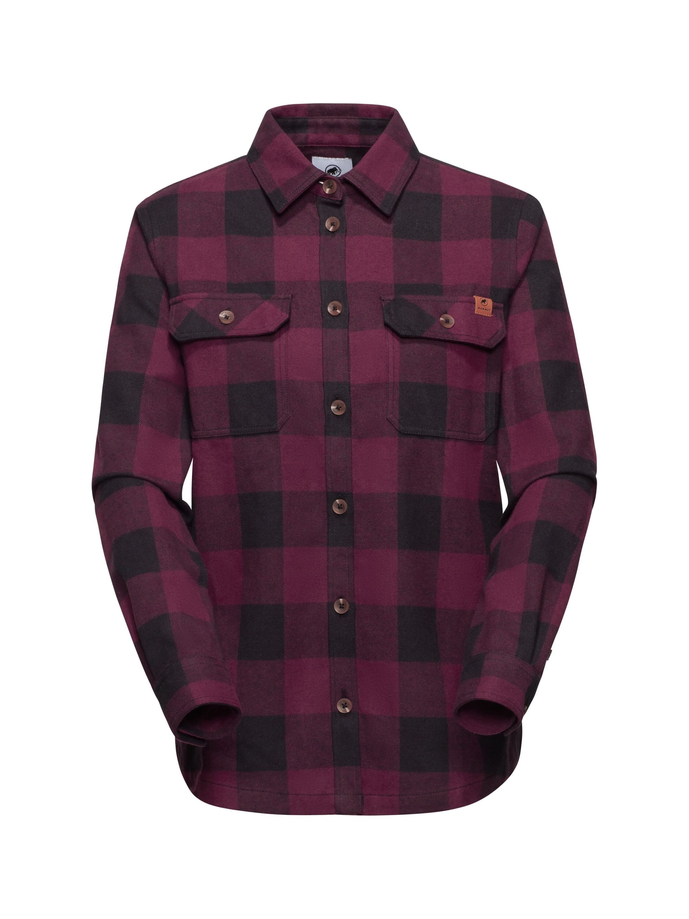 MAMMUT Funktionsbluse in Rot: Vorderseite