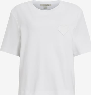 AllSaints - Camiseta 'Lover Lisa' en blanco: frente