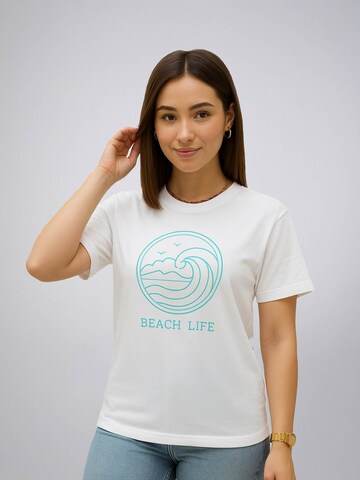LEAFLETIC Shirts 'Leafletic Women’s T-Shirt' i hvid