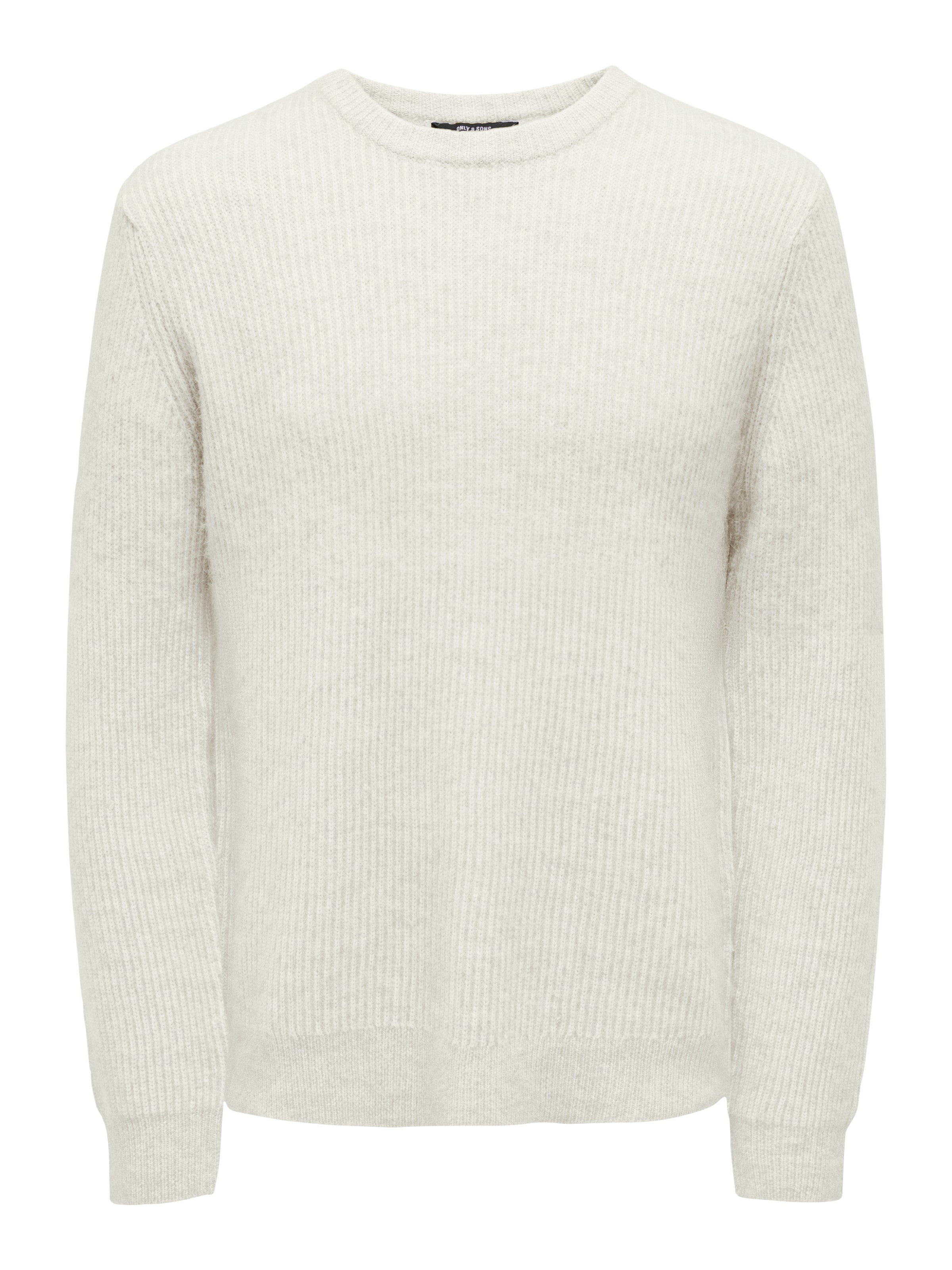 Only & Sons Sweater 'ONSTEGAN' in White: front