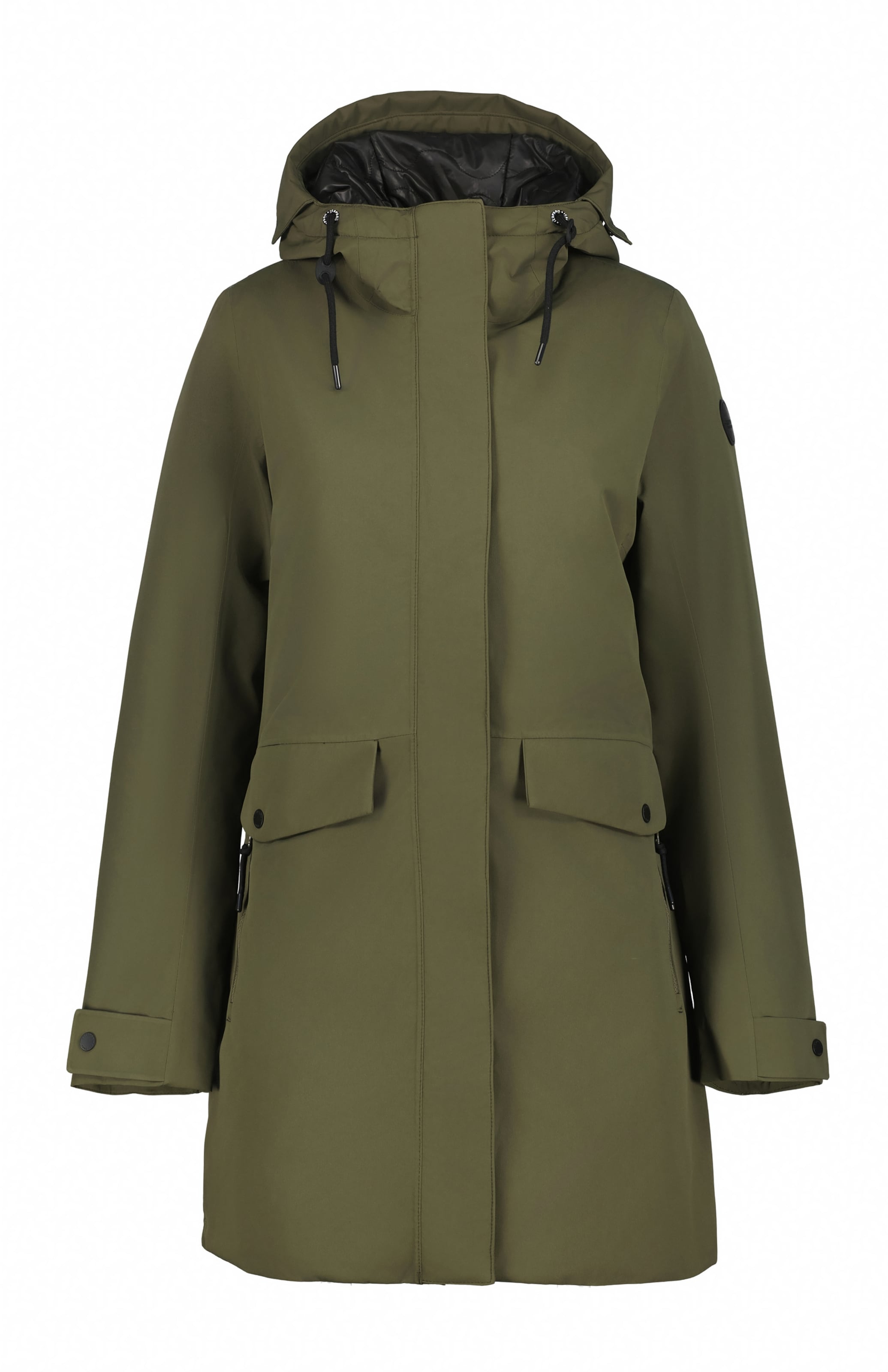 ICEPEAK Funkčný kabát 'Varna' - Zelená: predná strana