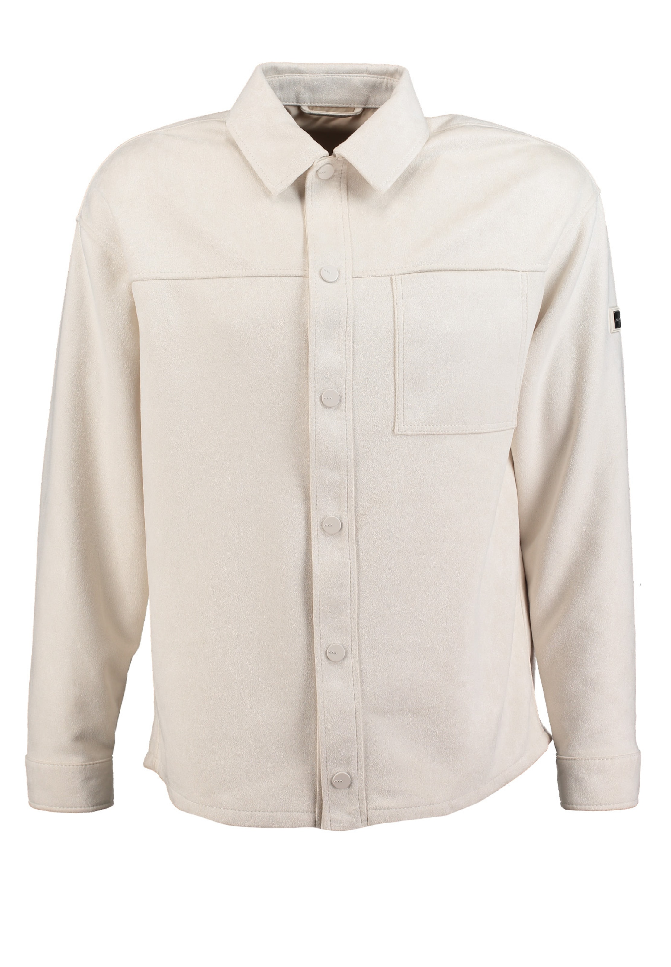 Coupe regular Chemise 'KLBorder' Key Largo en beige : devant