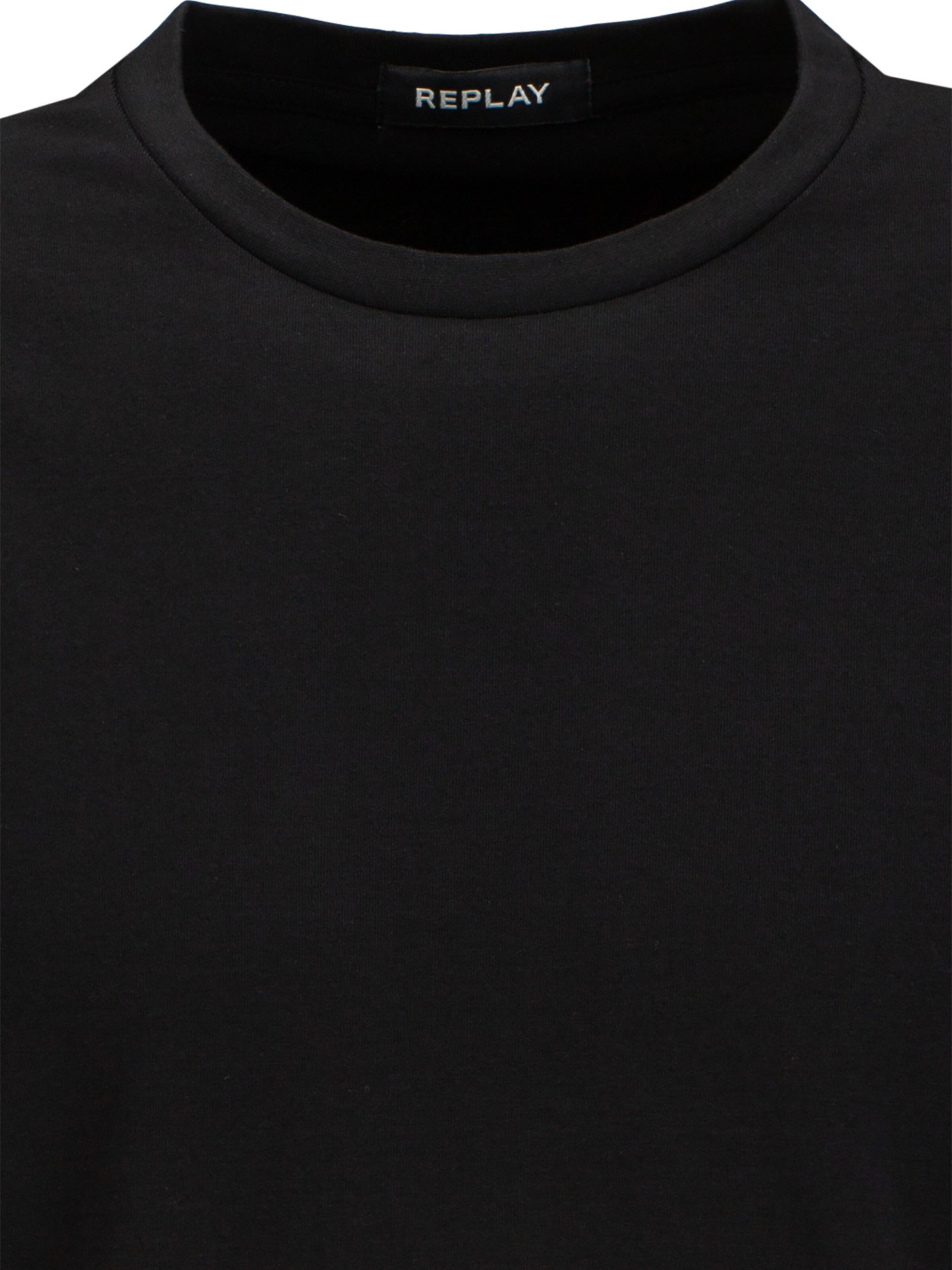 REPLAY Shirt 'Compact' in Black