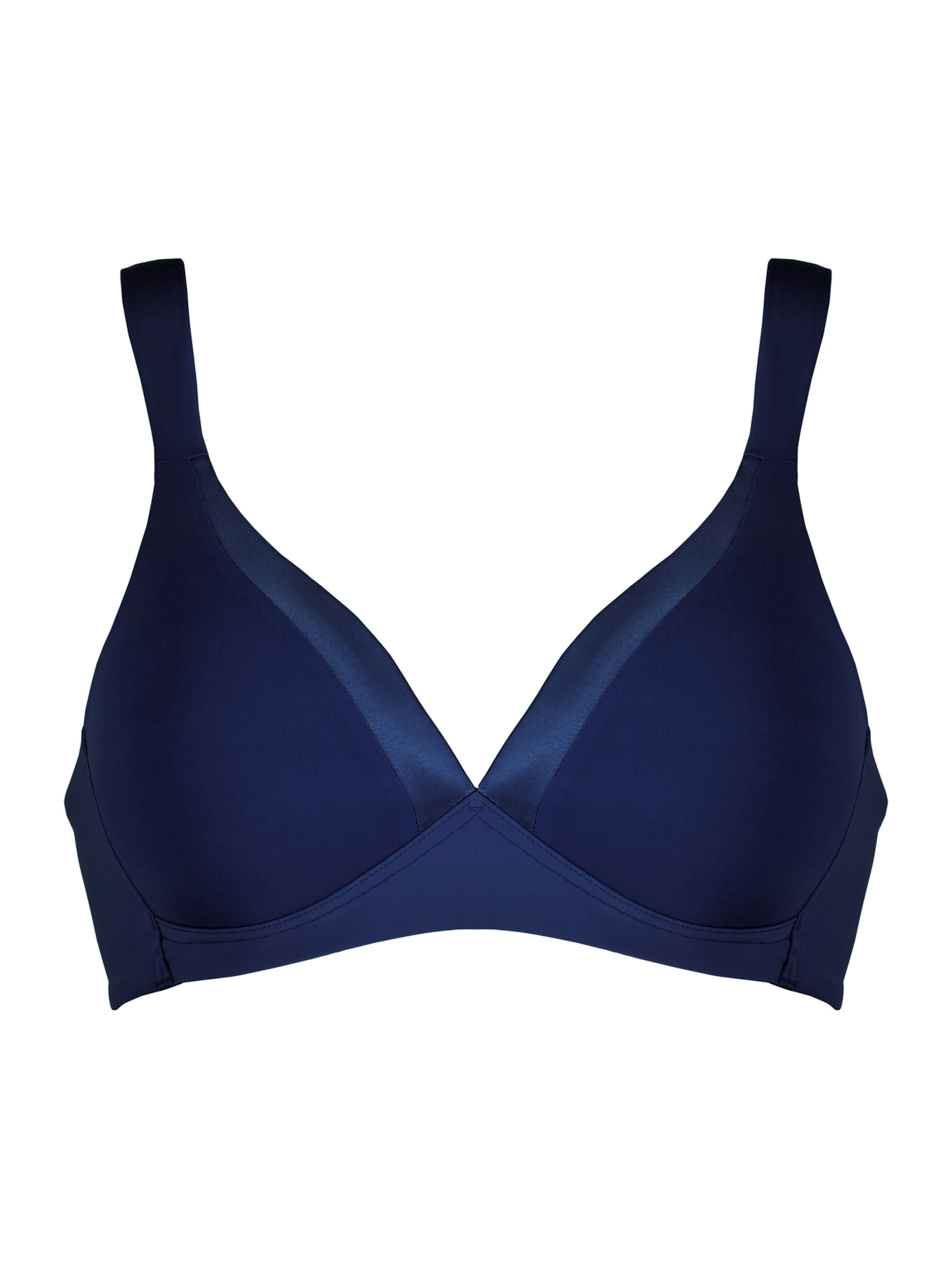 Triangle Soutien-gorge NATURANA en bleu : devant