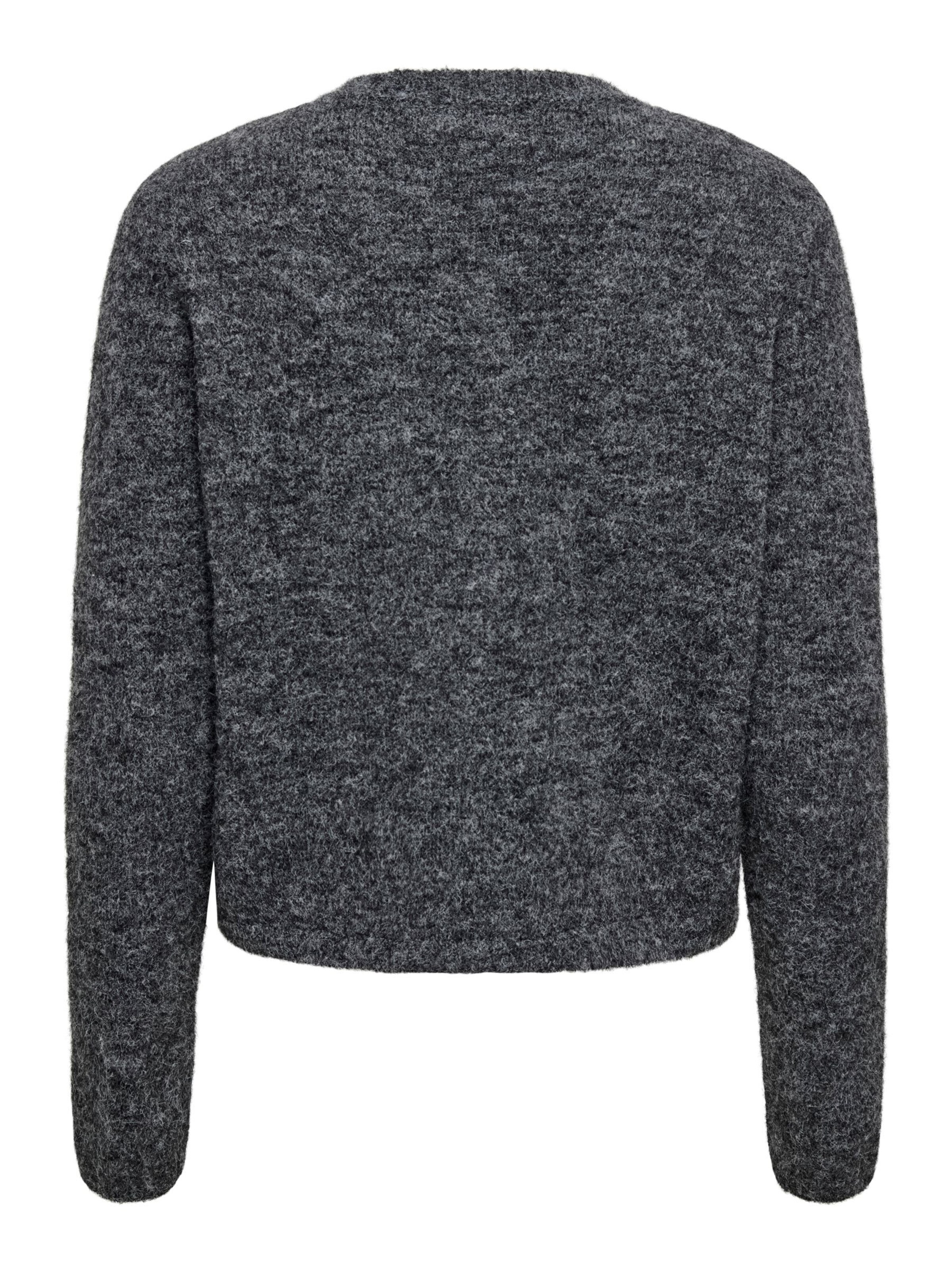 JDY Gebreid vest 'JDYHONEY' in Grijs