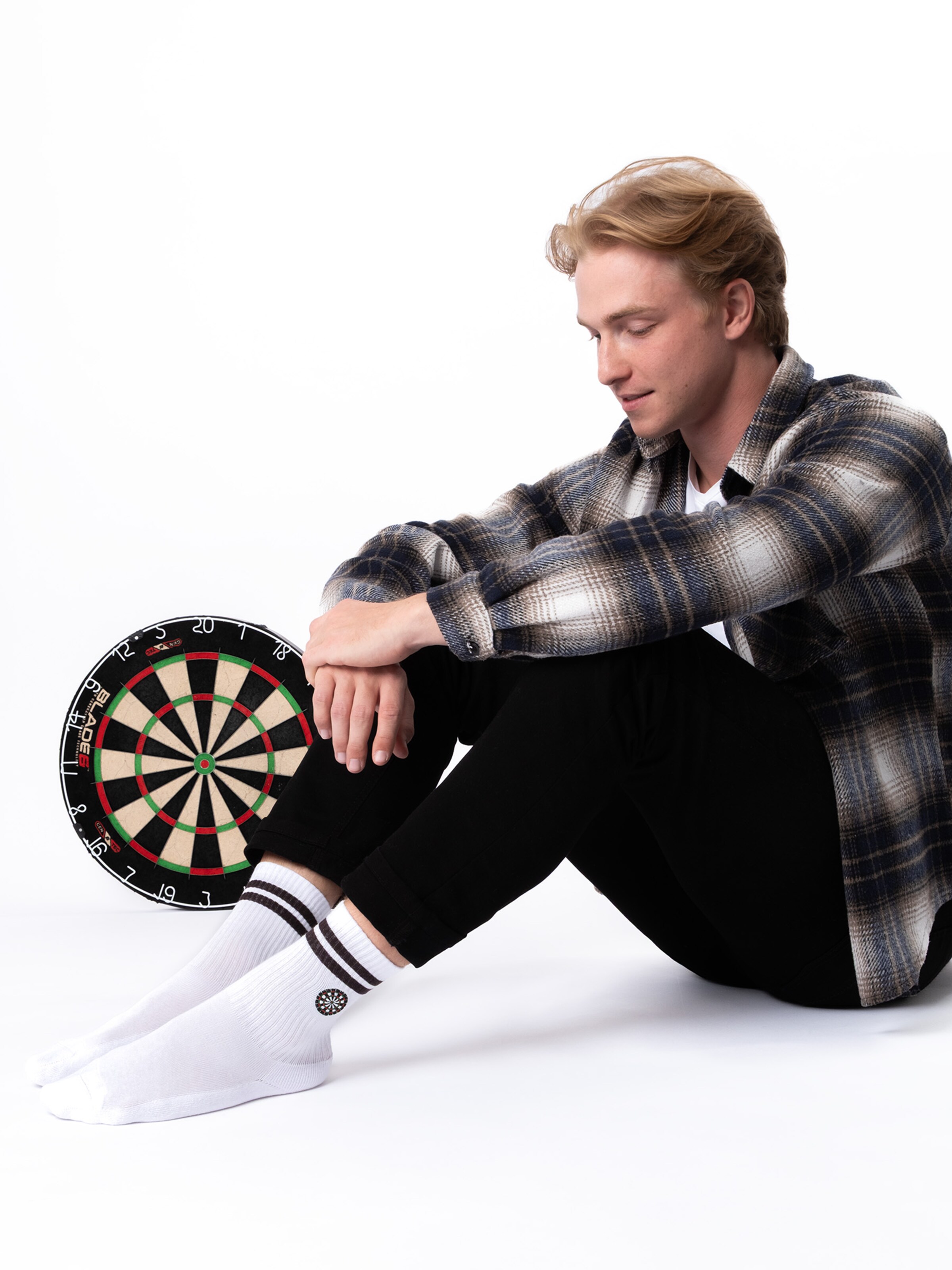 Occulto Athletic Socks 'Rio' in White: front