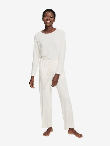 ESPRIT Pyjamabroek in Beige