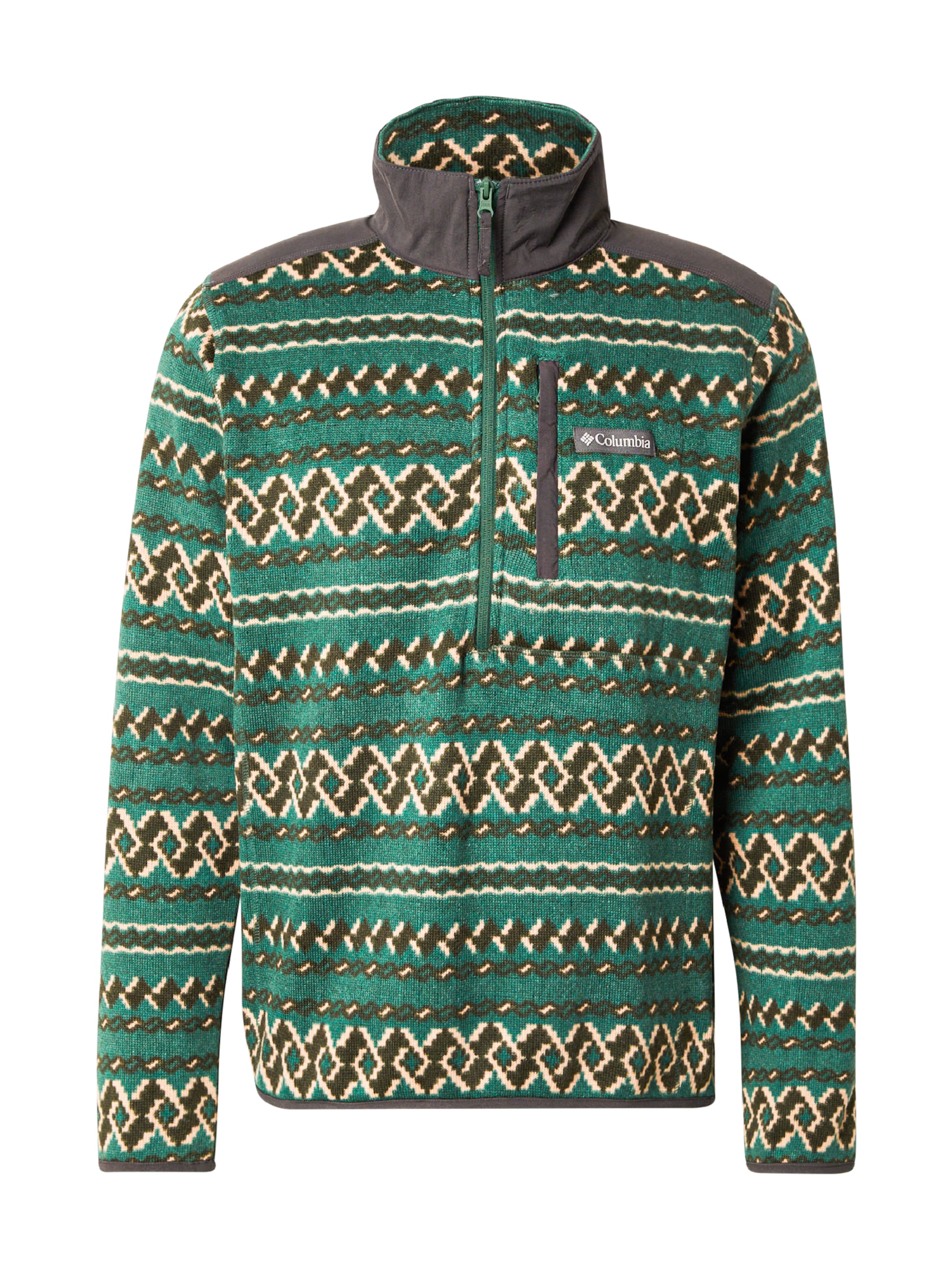 žalia COLUMBIA Sportinis megztinis 'Weather': priekis