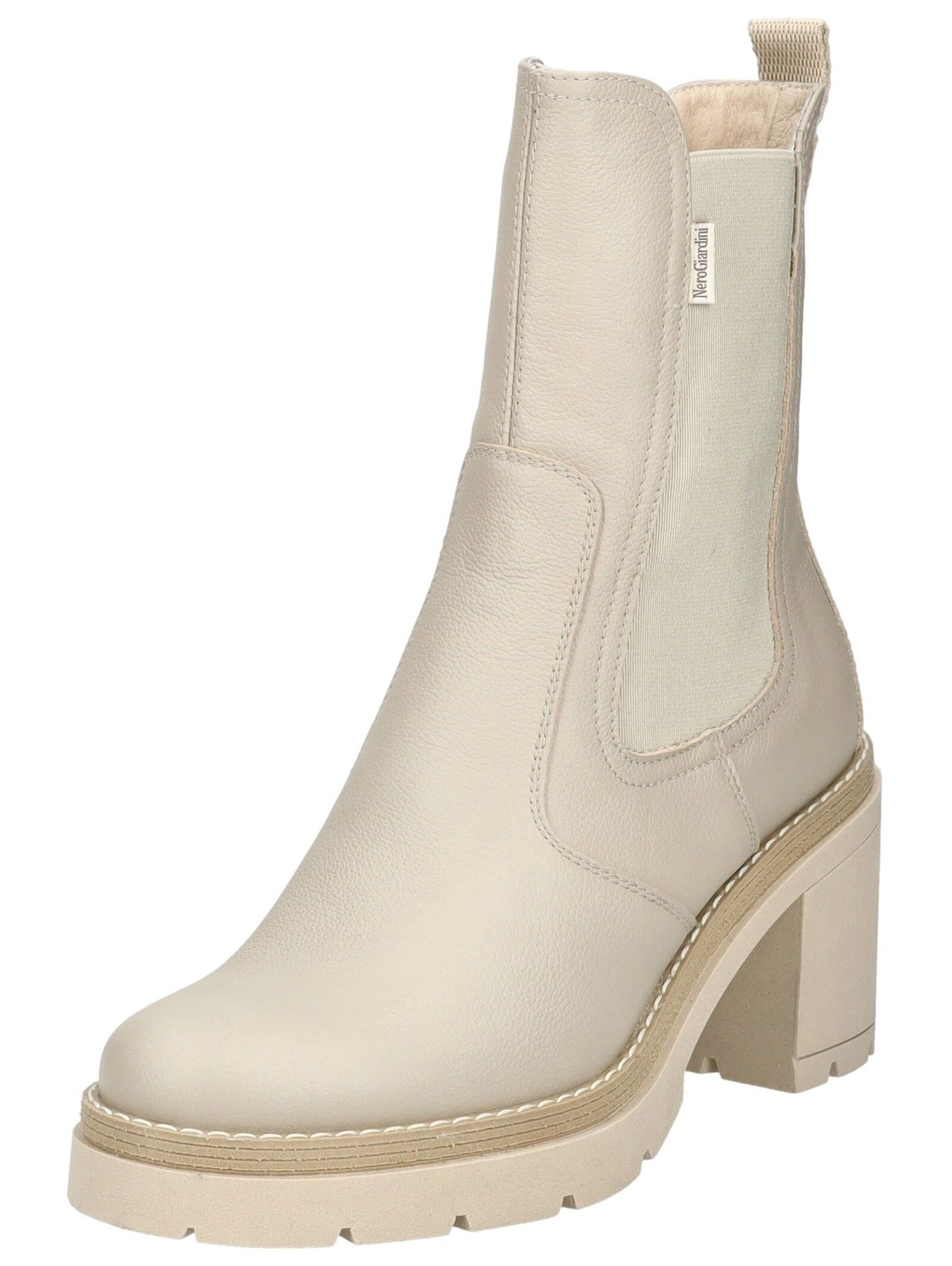 Nero Giardini Chelsea boots in Beige: front