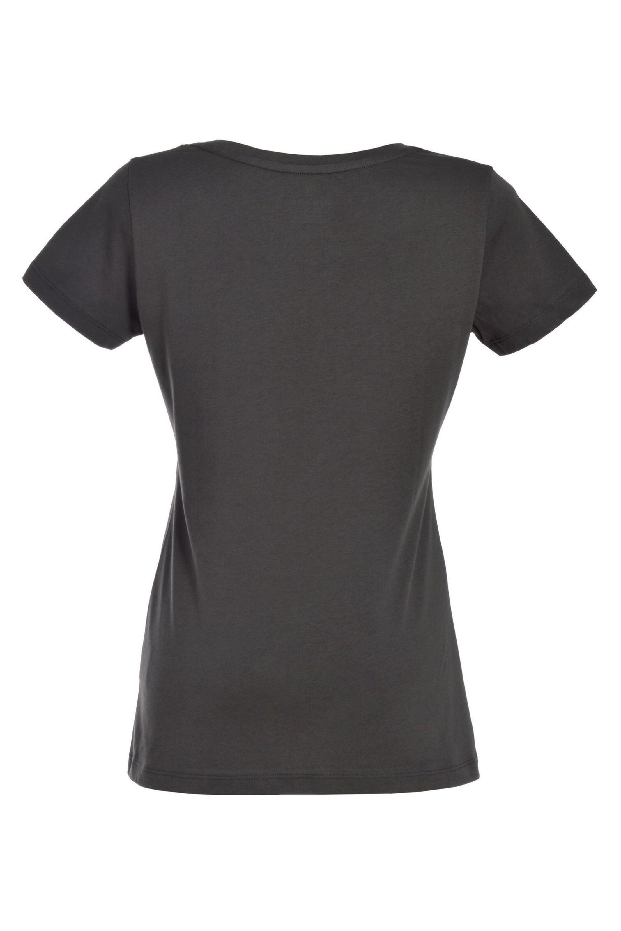 Gipfelglück T-Shirt 'Frieda' in Grau