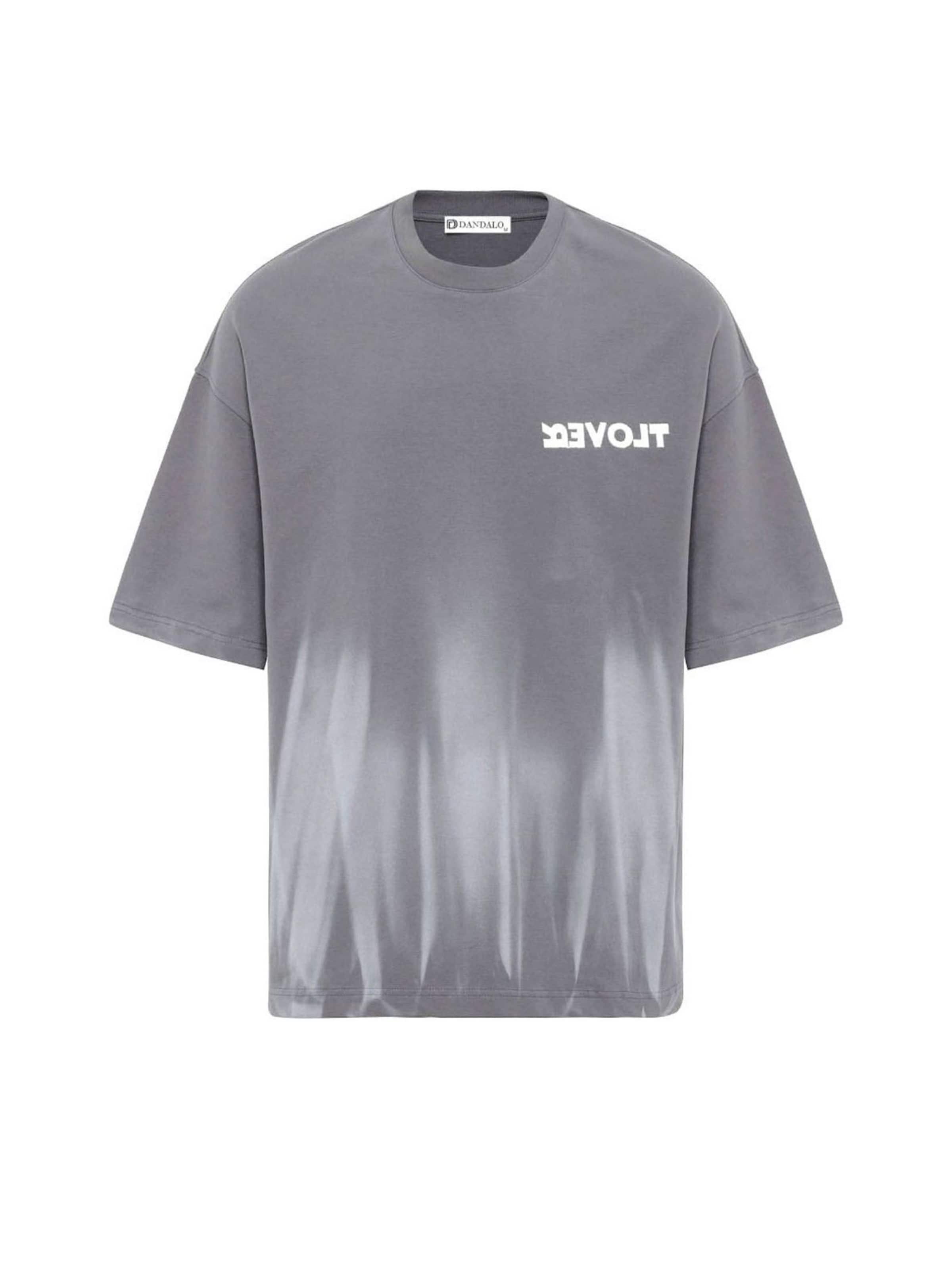 Dandalo T-shirt i grå: framsida