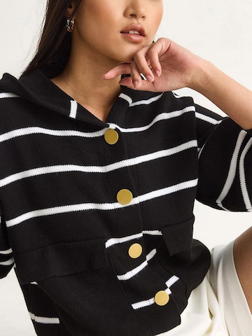 Bianco Lucci Strickjacke in Schwarz