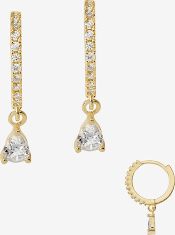 FIRETTI Jewelry Set in Gold: front