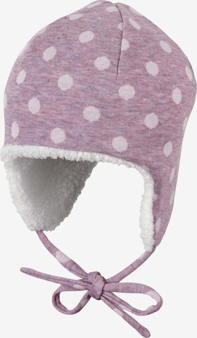 STERNTALER Beanie in Pink: front