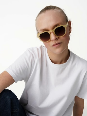 Lunettes de soleil ECO Shades en jaune : devant