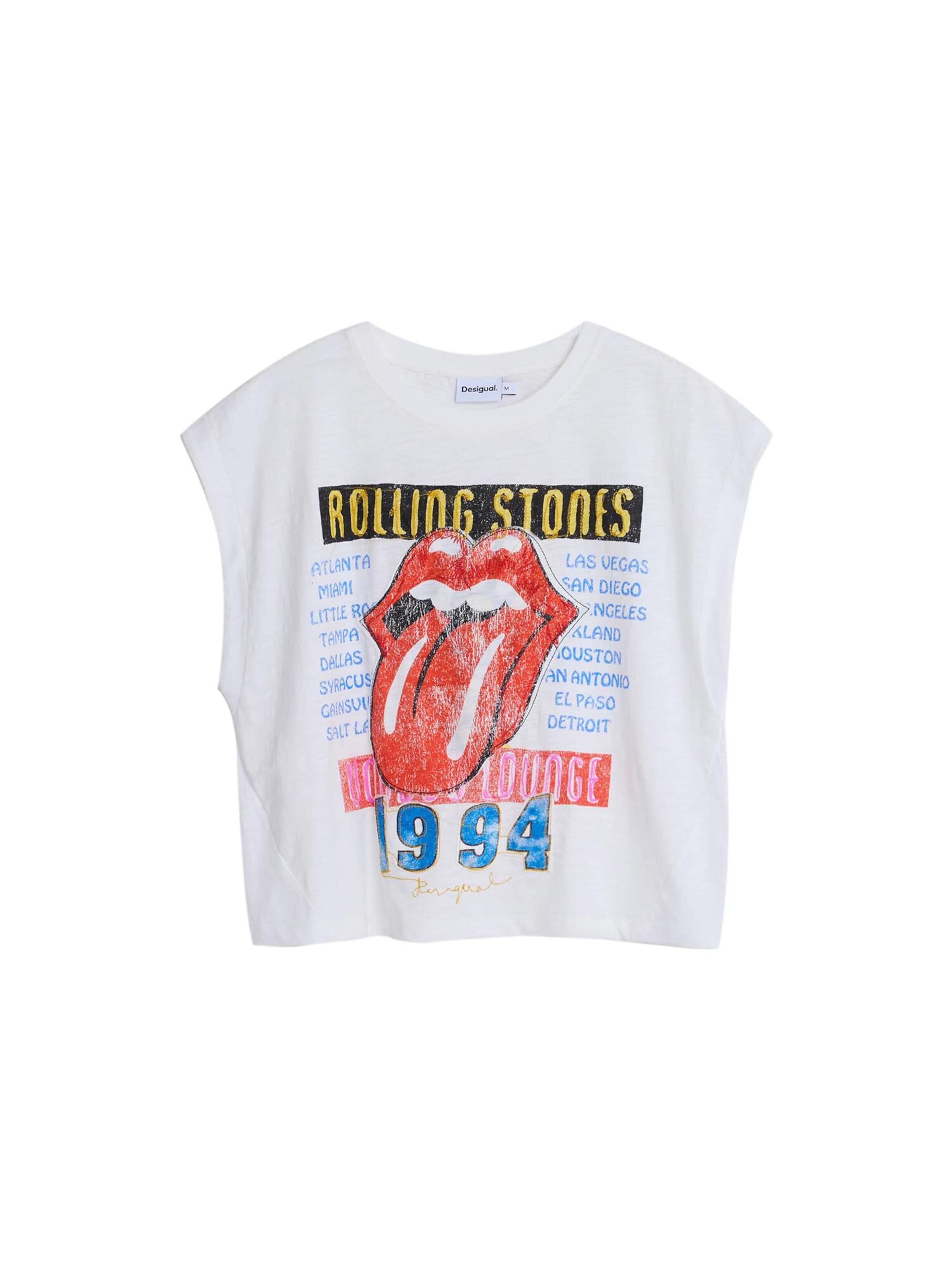 balta Desigual Marškinėliai: priekis
