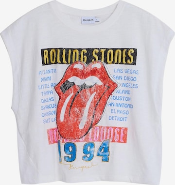 balta Desigual Marškinėliai: priekis