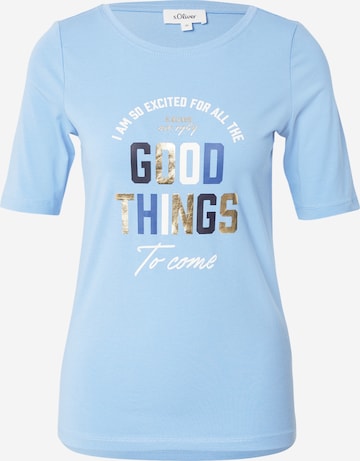 s.Oliver Shirt in Blue: front