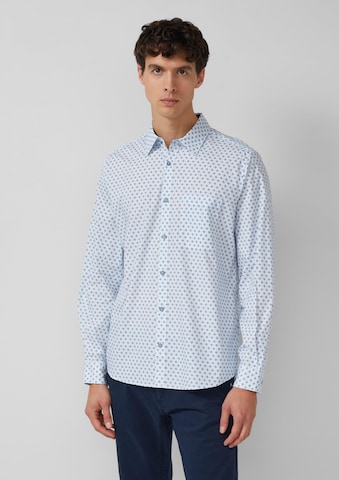 s.Oliver Comfort Fit Hemd in Blau: Vorderseite