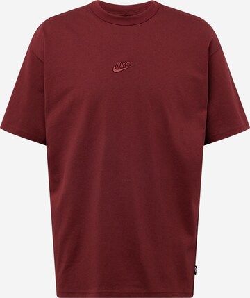 Nike Sportswear T-Shirt 'Essential' in Rot: predná strana