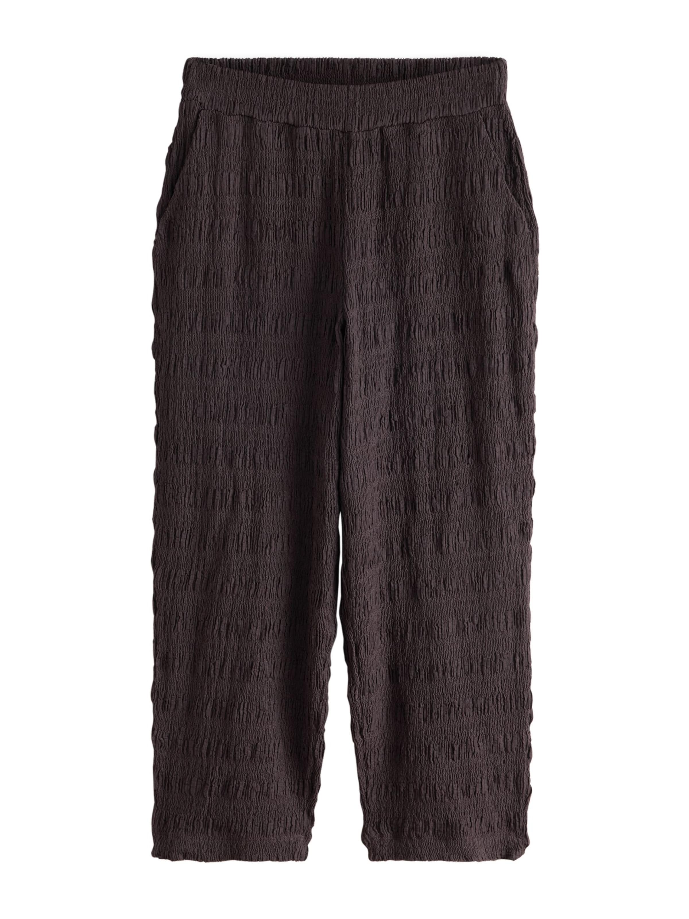 Next - Pierna ancha Pantalón en marrón: frente