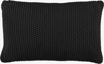Marc O'Polo Pillow 'Nordic Knit' in Black: front