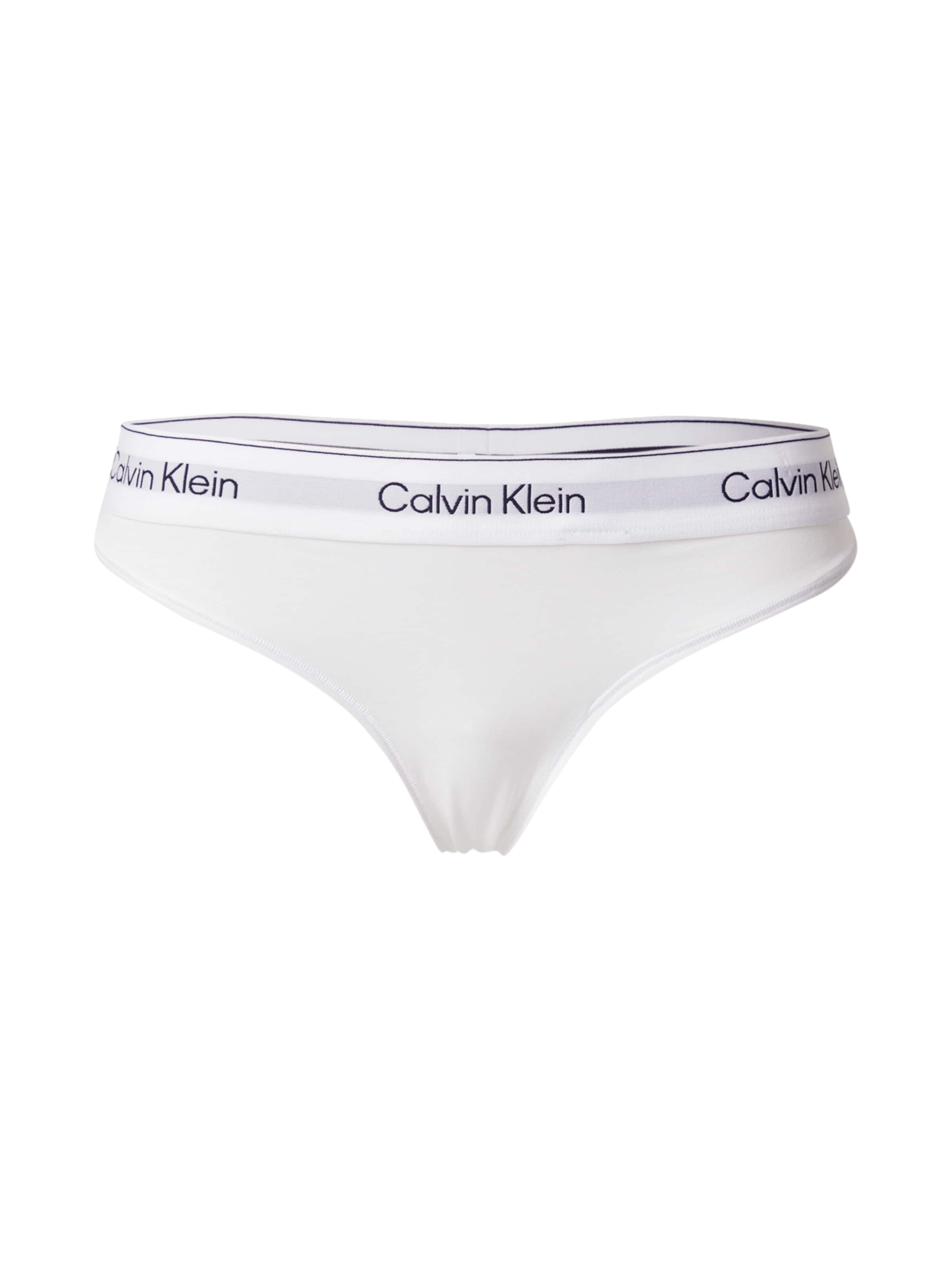 Calvin Klein Underwear String i vit: framsida