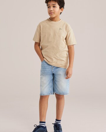 WE Fashion Loosefit Farmer - kék