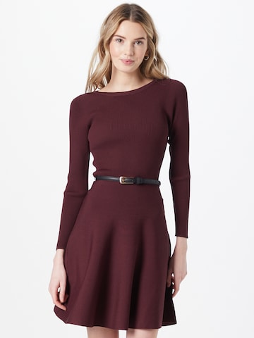 Coast Knitted dress in Purple: front