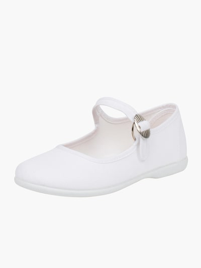 Pisamonas Ballerines en 23 en blanc, Vue avec produit