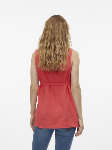 Vero Moda Maternity Blouse 'VMMNatali' in Rood