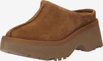 UGG - Zuecos 'Spring Cottage' en marrón: frente