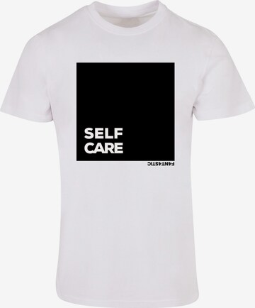 F4NT4STIC Shirt 'SELF CARE' in Weiß: predná strana