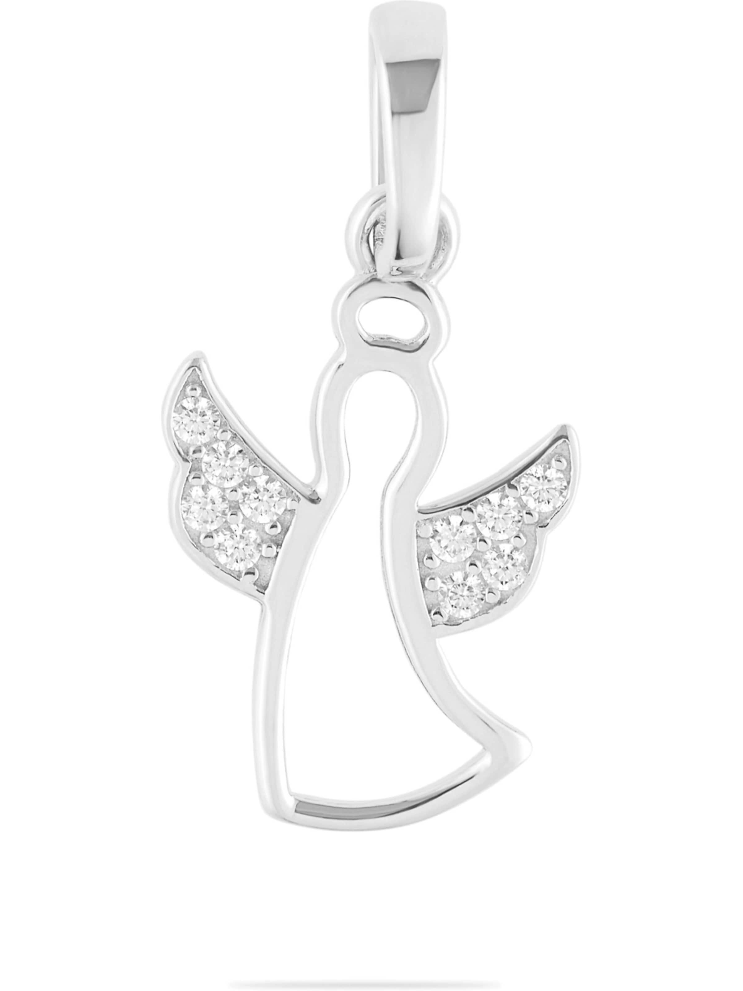 FAVS Pendant in Silver: front