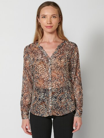 KOROSHI Bluse in Beige