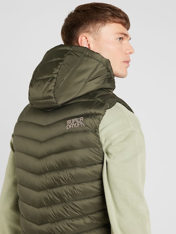 Superdry Bodywarmer 'FUJI' in Groen