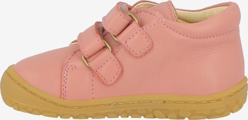 LURCHI First-Step Shoes in Pink: front