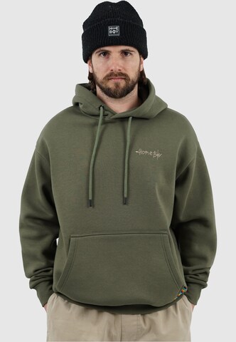 HOMEBOY Sweatshirt 'Pencil' in Green: front