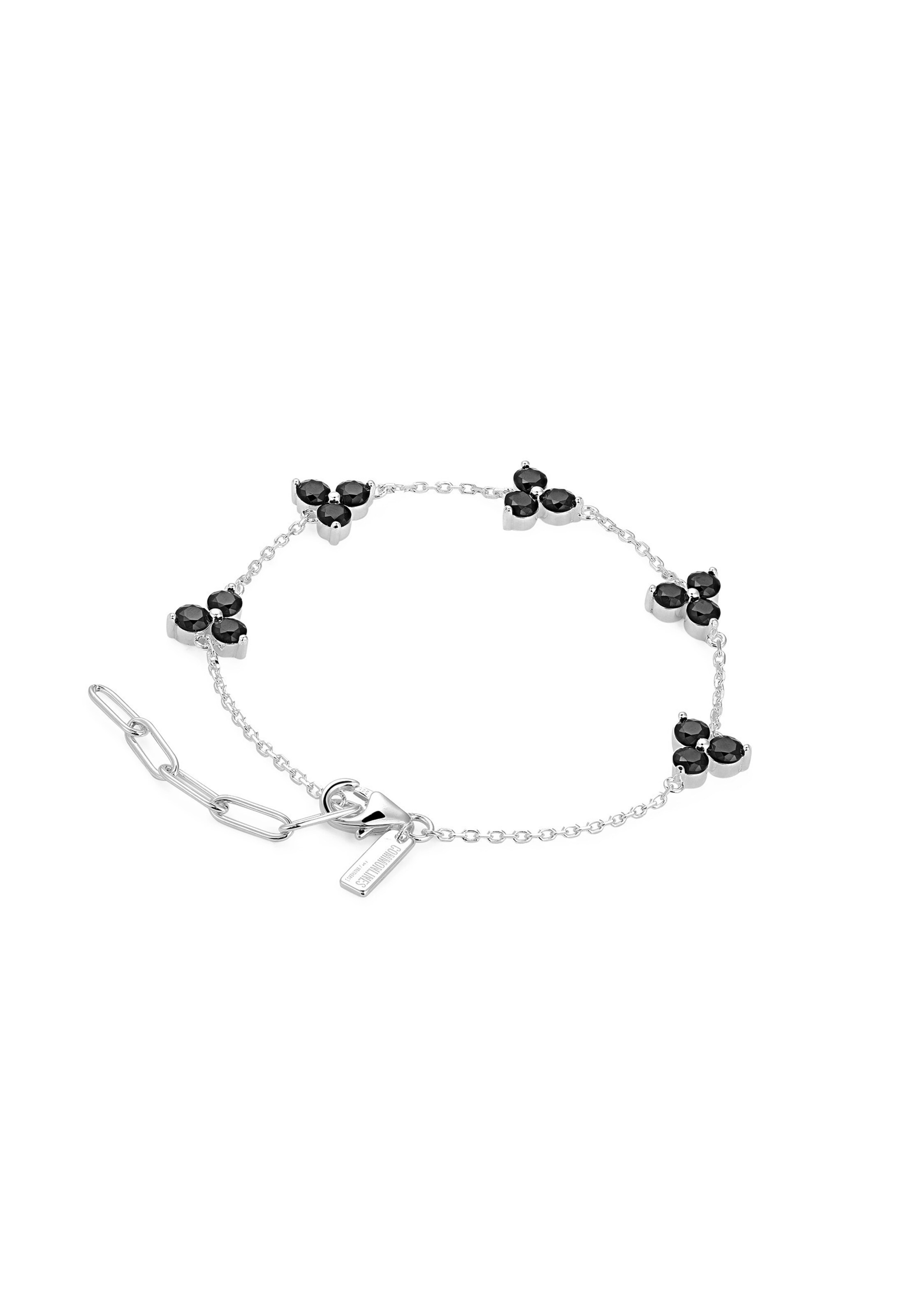 Commen Lines Bracelet in Silver: front